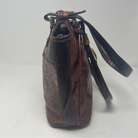 MC Mark Chantal Leather Embossed Shoulder Bag Multicolor - Picture 2 of 16